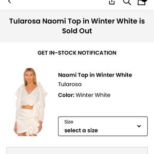 Tularosa Naomi SET in Winter White